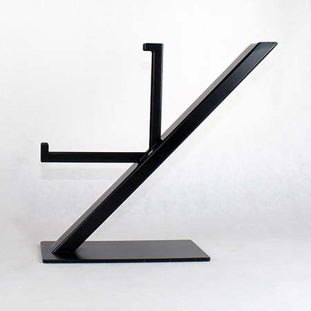Metal Art Glass Display Stand by Clarity